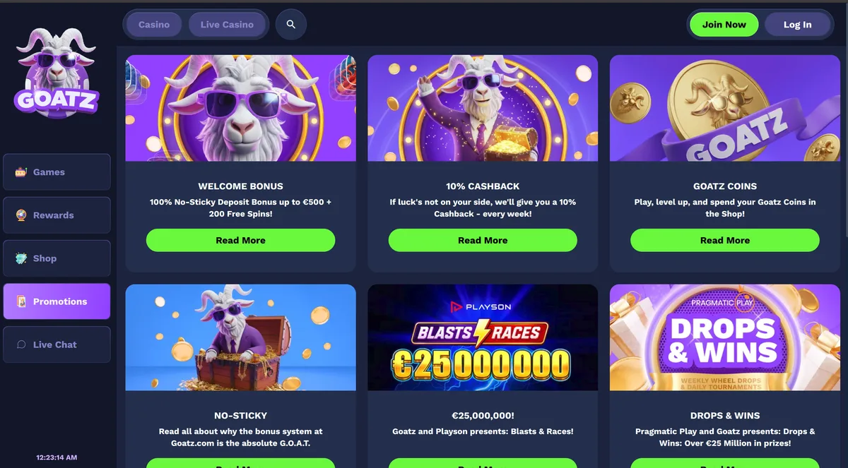 Velkomstbonus og kampanjer